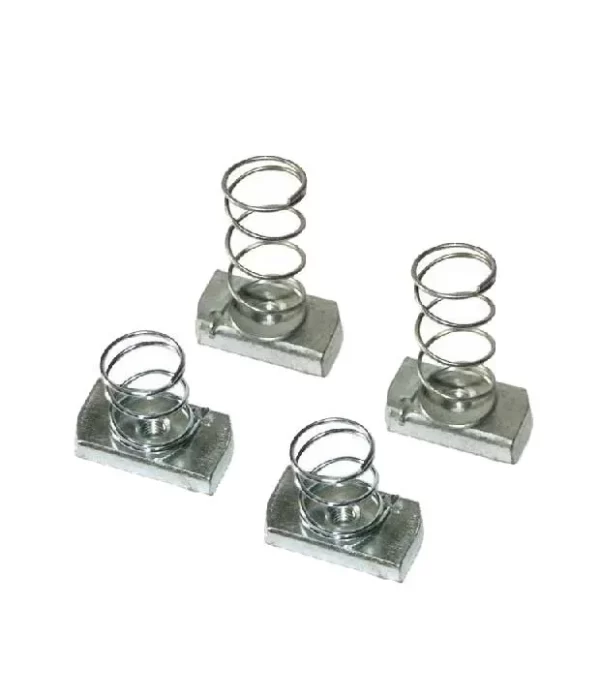 M10 Eletro Galvanized Spring Nuts Short