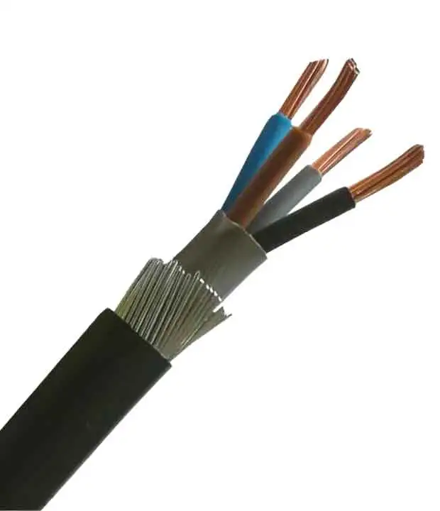 SWA FR 1.5mm x 2 Core Cu PVC PVC   Red 600/1000V Black & Red